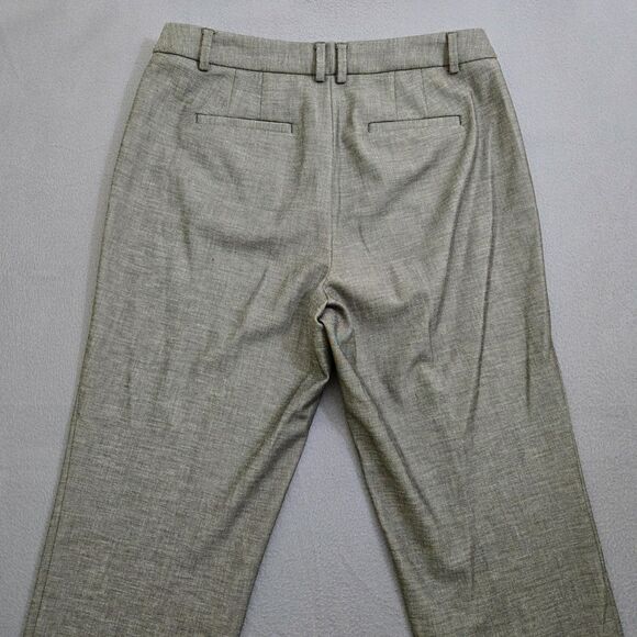 Talbots Women 10 Gray High Waisted Straight Leg Trousers - Picture 4 of 12